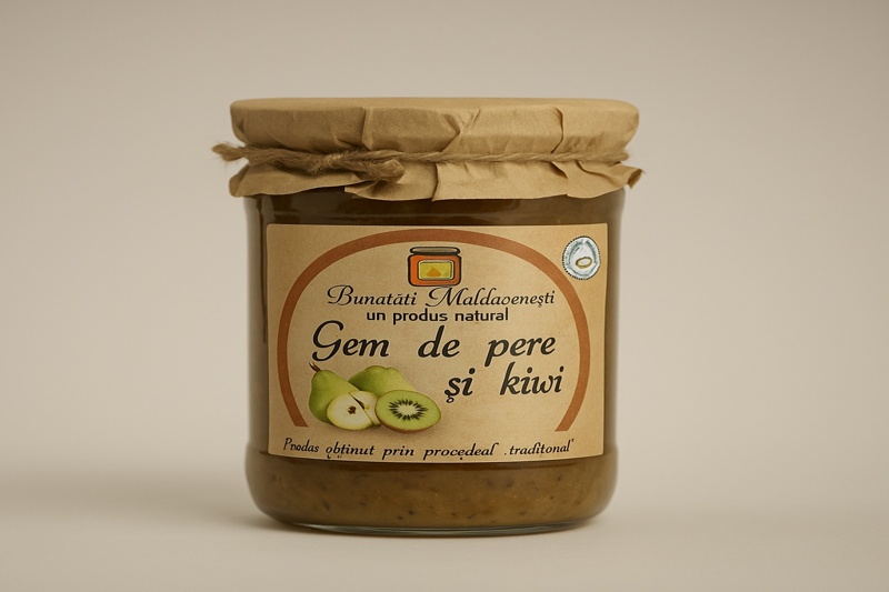 Gem de pere si kiwi